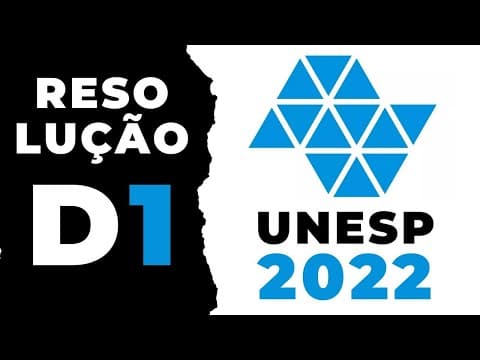 Thumbnail da aula: Resolução Unesp 2022 | Dia 1 | Matemática | Dissecando Provas