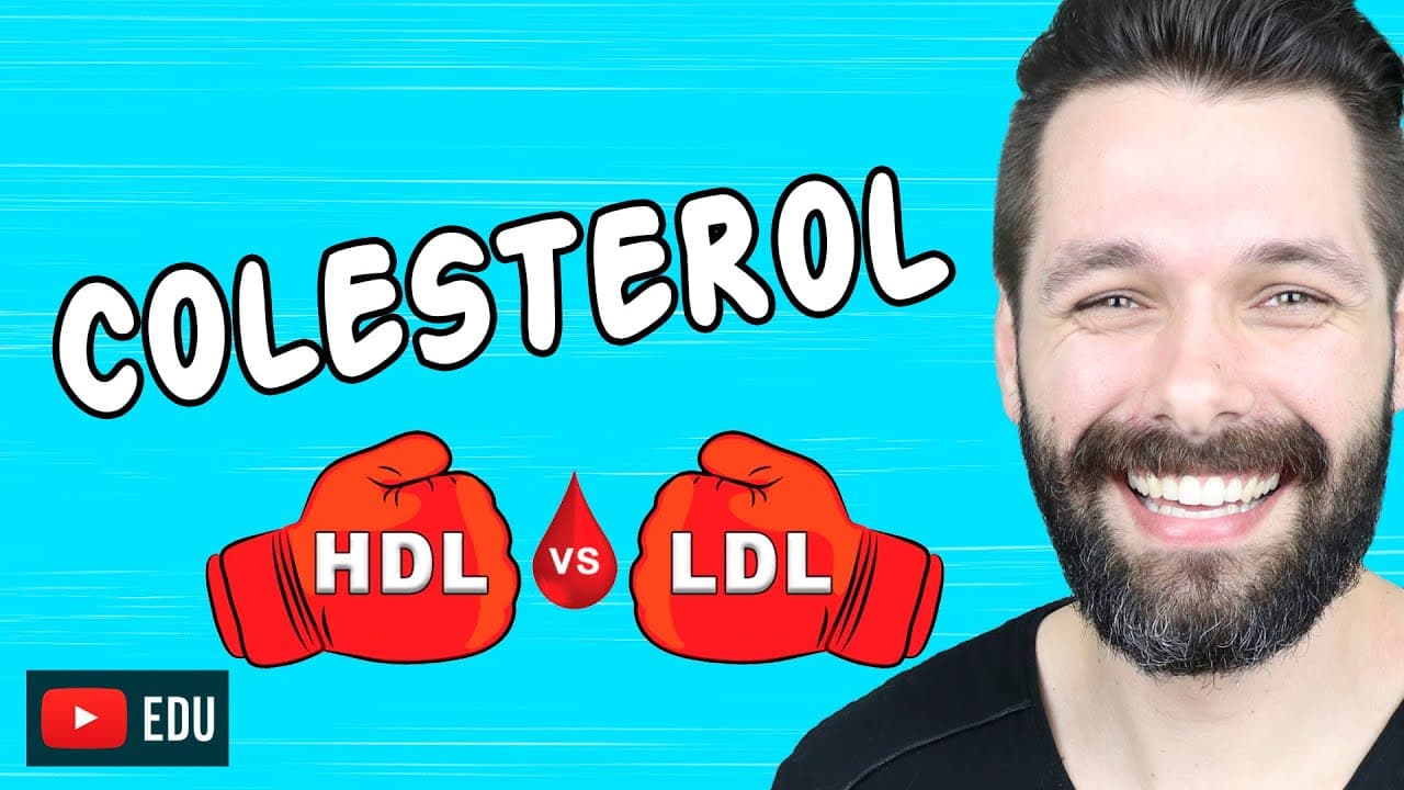 Thumbnail: COLESTEROL - Bom HDL - Ruim LDL e VLDL | Biologia com Samuel Cunha