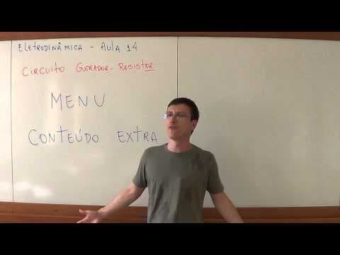 Thumbnail da aula: Circuito gerador-resistor - Eletrodinâmica - Aula 14 (Menu) - Prof. Marcelo Boaro