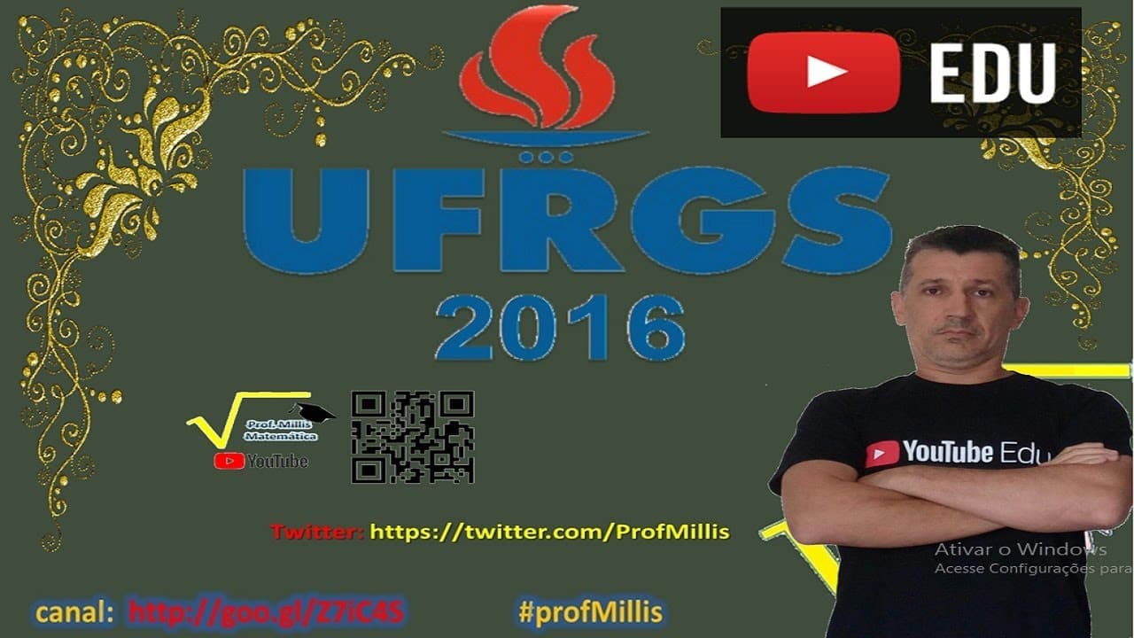 Thumbnail: Vestibular Ufrgs 2016 questão 41 Matemática