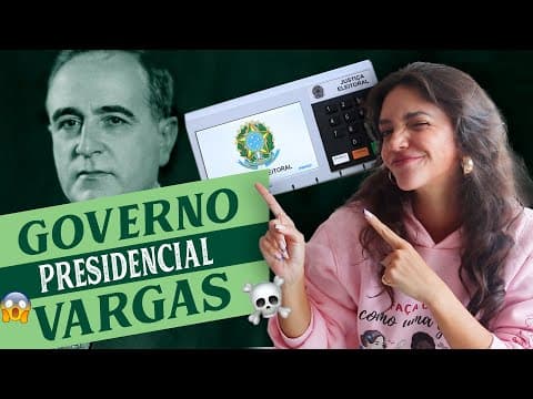 Thumbnail da aula: GOVERNO PRESIDENCIAL E SU1C1DIO DE GETÚLIO VARGAS (Débora Aladim)