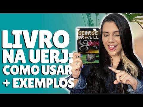 Thumbnail da aula: REDAÇÃO UERJ: COMO FAZER REFERÊNCIAS AO LIVRO? | #1984 #2021