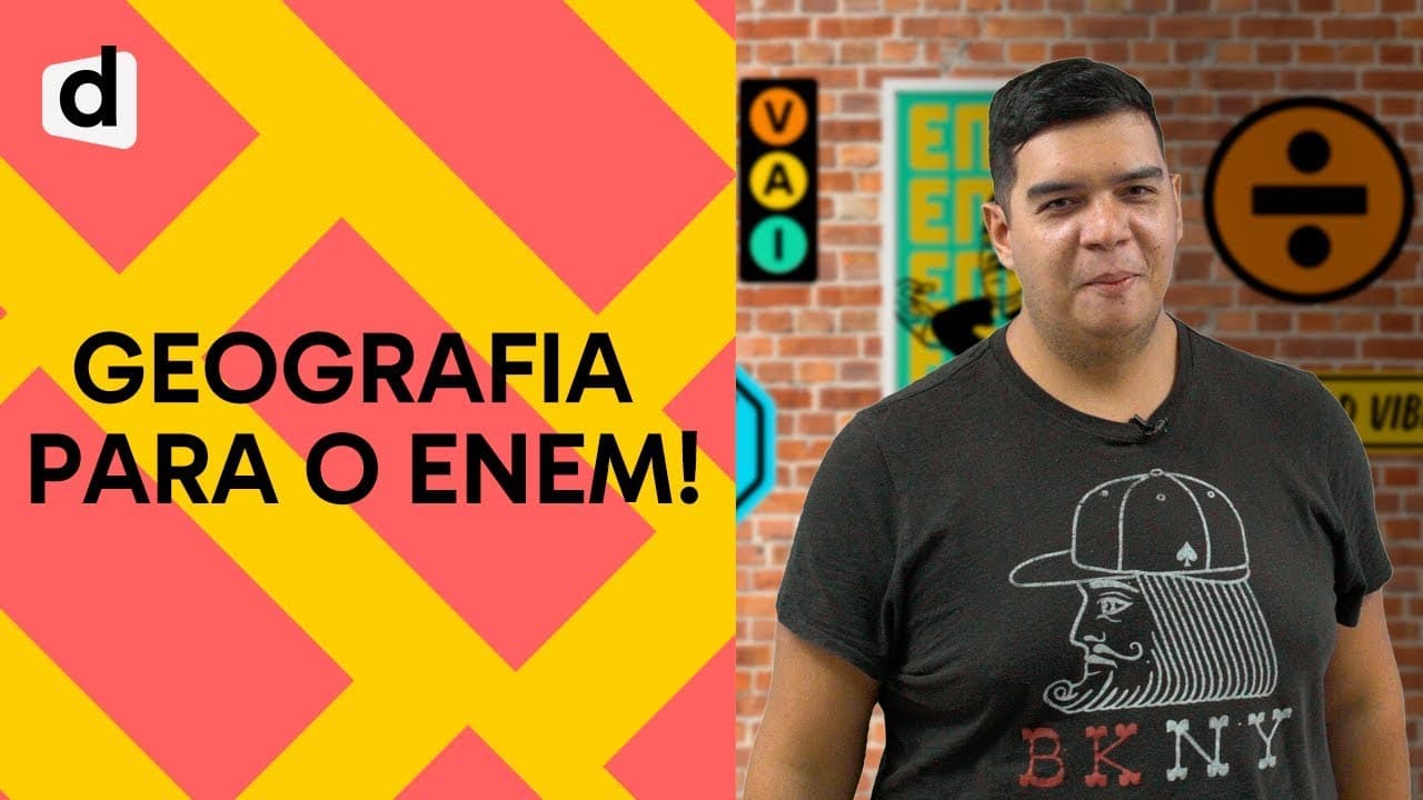 Thumbnail: COMO ESTUDAR GEOGRAFIA PARA O ENEM | PLANTÃO DESCOMPLICA