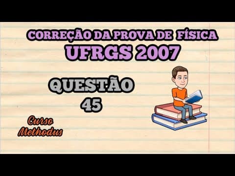 Thumbnail da aula: 45 de 2007 da prova de física da UFRGS - A figura abaixo representa um objeto real O colocado diante