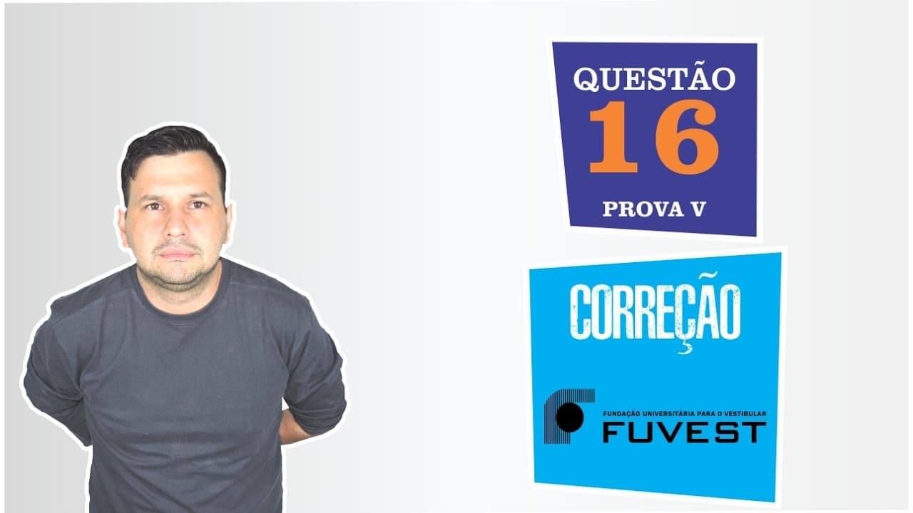 Thumbnail: FUVEST 2017 - QUESTÃO 16: Comentários e resolução (MAYOMBE CABINDA VEGETAÇÃO)