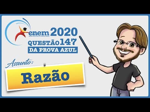 Thumbnail da aula: ENEM 2020 || Razão || Muitos modelos atuais de veículos possuem computador de bordo. Os computadores