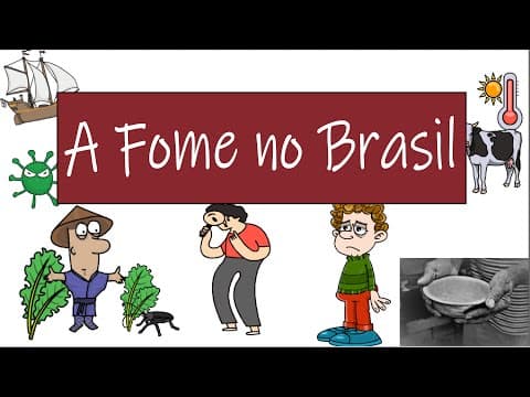 Thumbnail da aula: Atualidades - A fome no Brasil | Desenhando a Solução