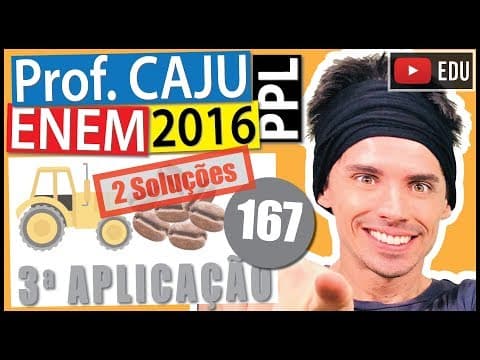 Thumbnail da aula: [ENEM 2016 PPL] 167 📓 VARIÂNCIA Um produtor de café contratou uma empresa de consultoria para