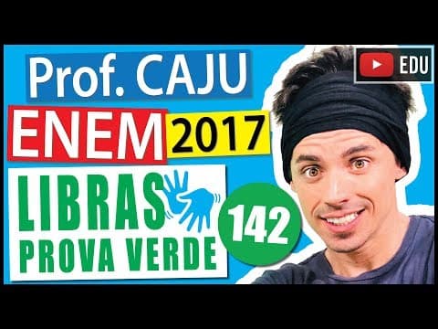 Thumbnail da aula: [ENEM Libras 2017] 142 📗 PROGRESSÃO ARITMÉTICA A figura ilustra uma sequência de formas geométricas
