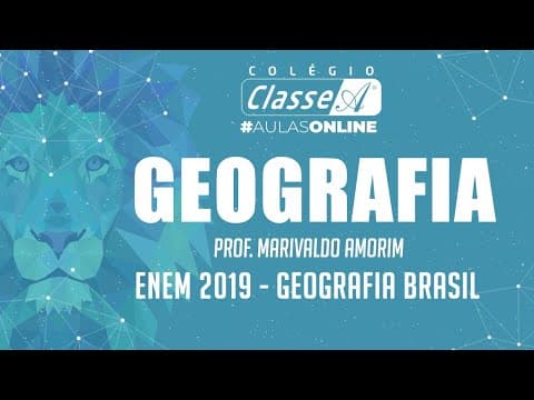 Thumbnail da aula: RESOLUÇÃO DO ENEM 2019 - Geografia