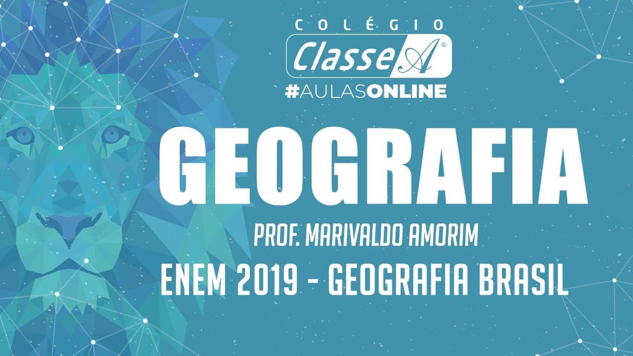 Thumbnail: RESOLUÇÃO DO ENEM 2019 - Geografia