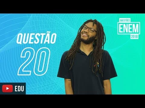 Thumbnail da aula: ENEM 2018 | Farejador de Plágio | questão 20 (caderno amarelo)