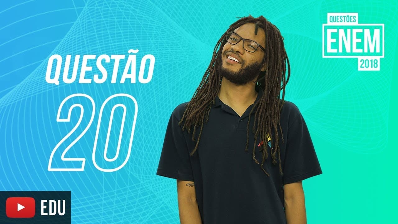 Thumbnail: ENEM 2018 | Farejador de Plágio | questão 20 (caderno amarelo)