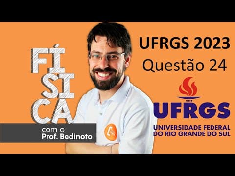 Thumbnail da aula: UFRGS 2023 - Questão 24 - Um instrumento óptico muito simples e comum é a lupa