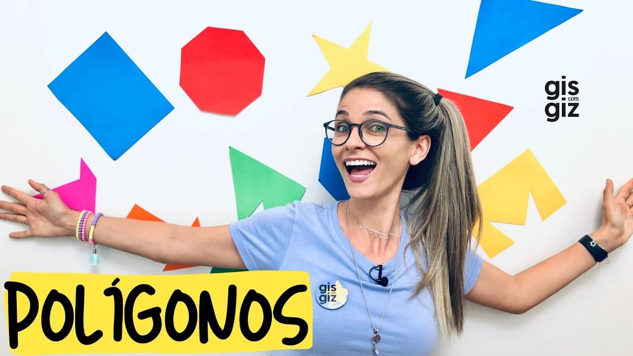 Thumbnail: POLÍGONOS | NOME DOS POLÍGONOS | GEOMETRIA PLANA \Prof. Gis/ #03