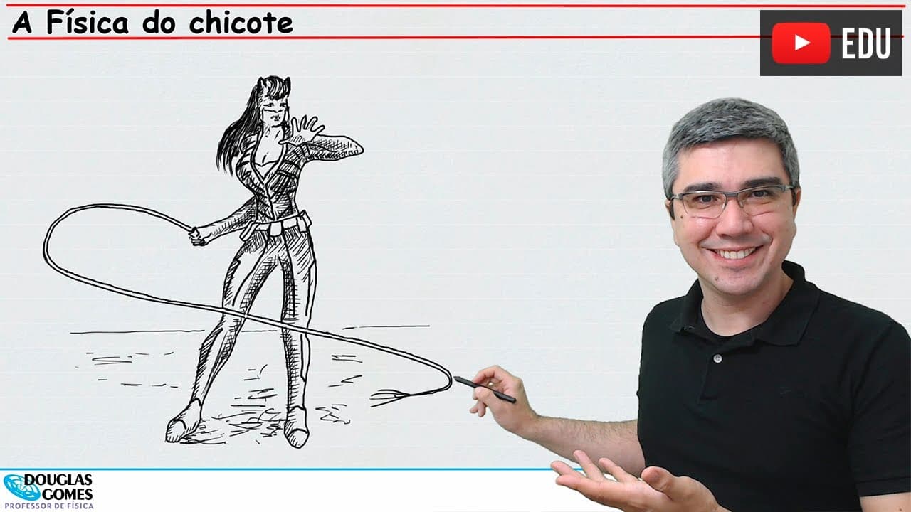Thumbnail: A Física do estalo do chicote | Funciona com a toalha molhada! | Física do cotidiano