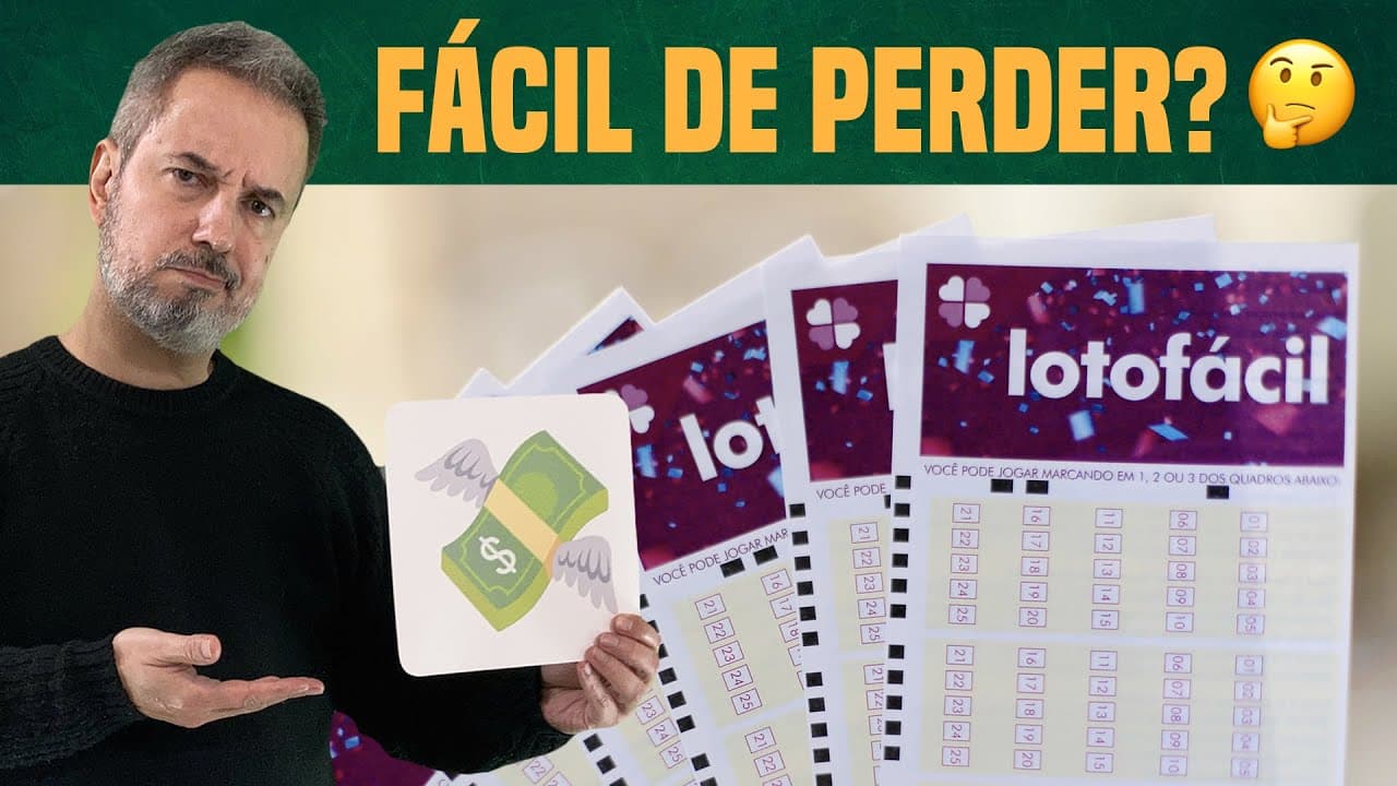 Thumbnail: LOTOFÁCIL: quais são suas chances de PERDER?!