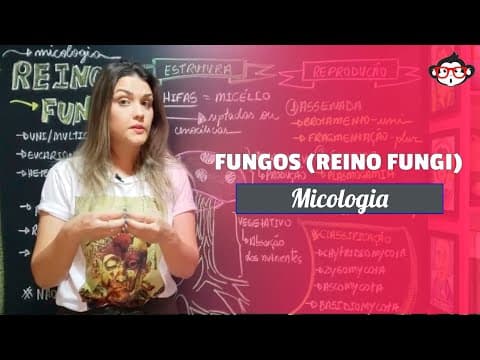 Thumbnail da aula: Micologia | Fungos (Reino Fungi) 🙈 🙉 🙊