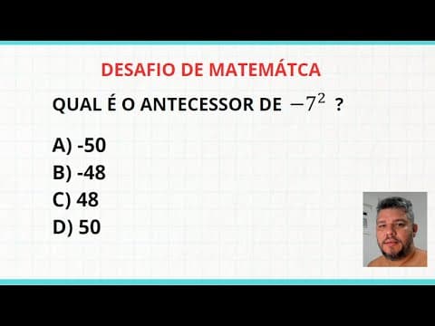 Thumbnail da aula: DESAFIO DE MATEMÁTICA BÁSICA - A maioria se confunde!