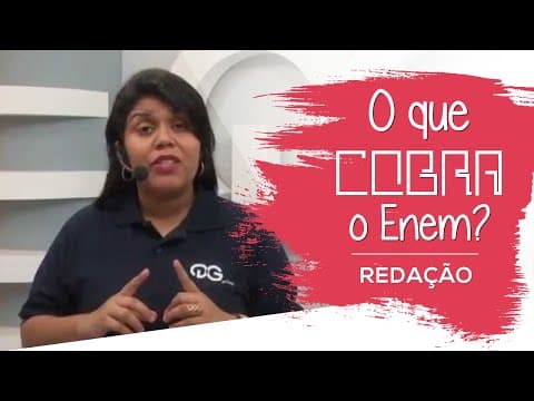 Thumbnail da aula: Redação - O que Enem cobra?