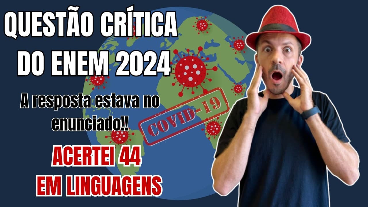 Thumbnail: ENEM 2024: Um estudo norte-americano analisou os efeitos da pandemia da covid-19