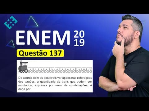 Thumbnail da aula: ✅ QUESTÃO 137 ENEM 2019 (Caderno Amarelo) 👉🏻 Uma empresa confecciona e comercializa um brinquedo...