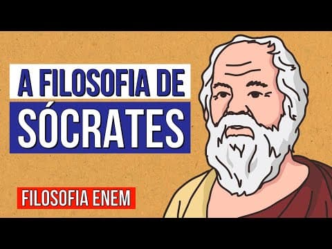 Thumbnail da aula: A FILOSOFIA DE SÓCRATES | Resumo de Filosofia Enem. Professor Marciel Evangelista Cataneo