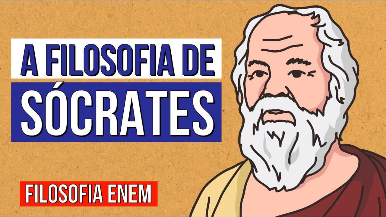 Thumbnail: A FILOSOFIA DE SÓCRATES | Resumo de Filosofia Enem. Professor Marciel Evangelista Cataneo