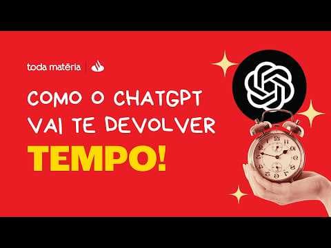 Thumbnail da aula: Como Usar o ChatGPT Para Organizar a Sua Vida! 🤖