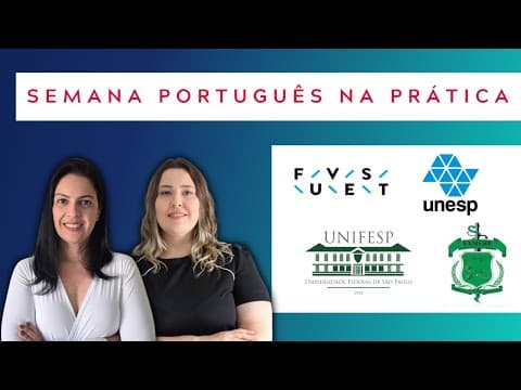 Thumbnail da aula: Semana Português na Prática - Fuvest, Unesp e Med Vunesp (Famerp e Unifesp)