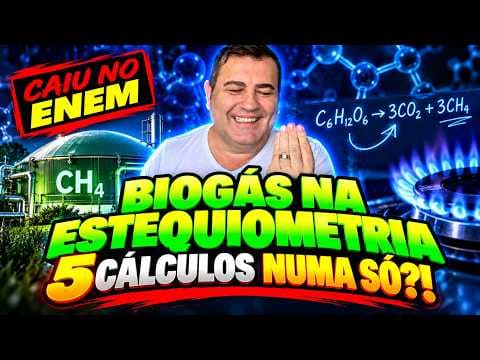 Thumbnail da aula: 💡  ENEM 2024 | O biogás é uma alternativa energética muito importante