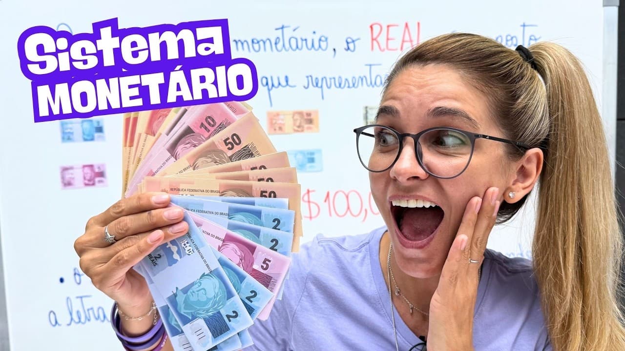 Thumbnail: SISTEMA MONETÁRIO | DEFINIÇÃO, EQUIVALÊNCIA E TROCO | NOTAS E MOEDAS
