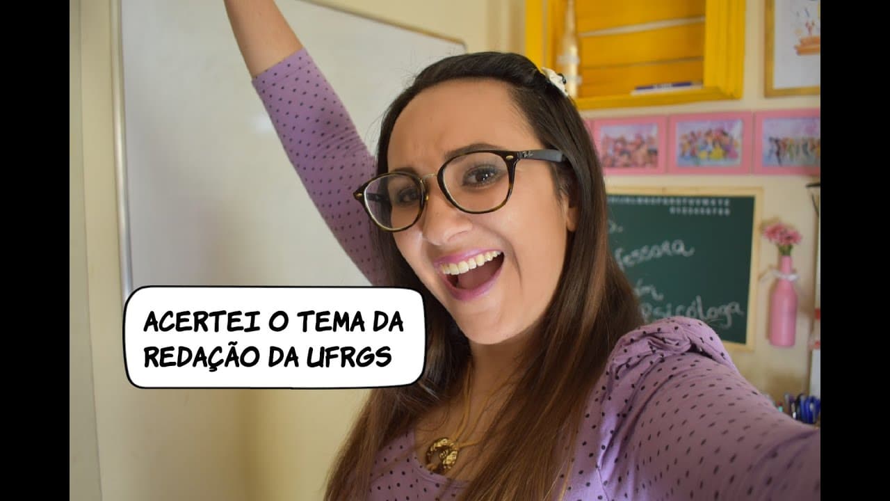 Thumbnail: ANÁLISE DA REDAÇÃO DA UFRGS 2020