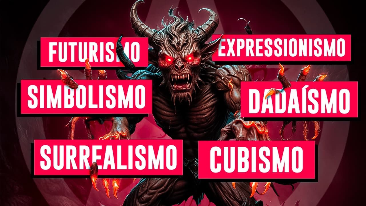 Thumbnail: Vanguardas européias = SATANISMO PESADO (seu professor NÃO te conta isso)