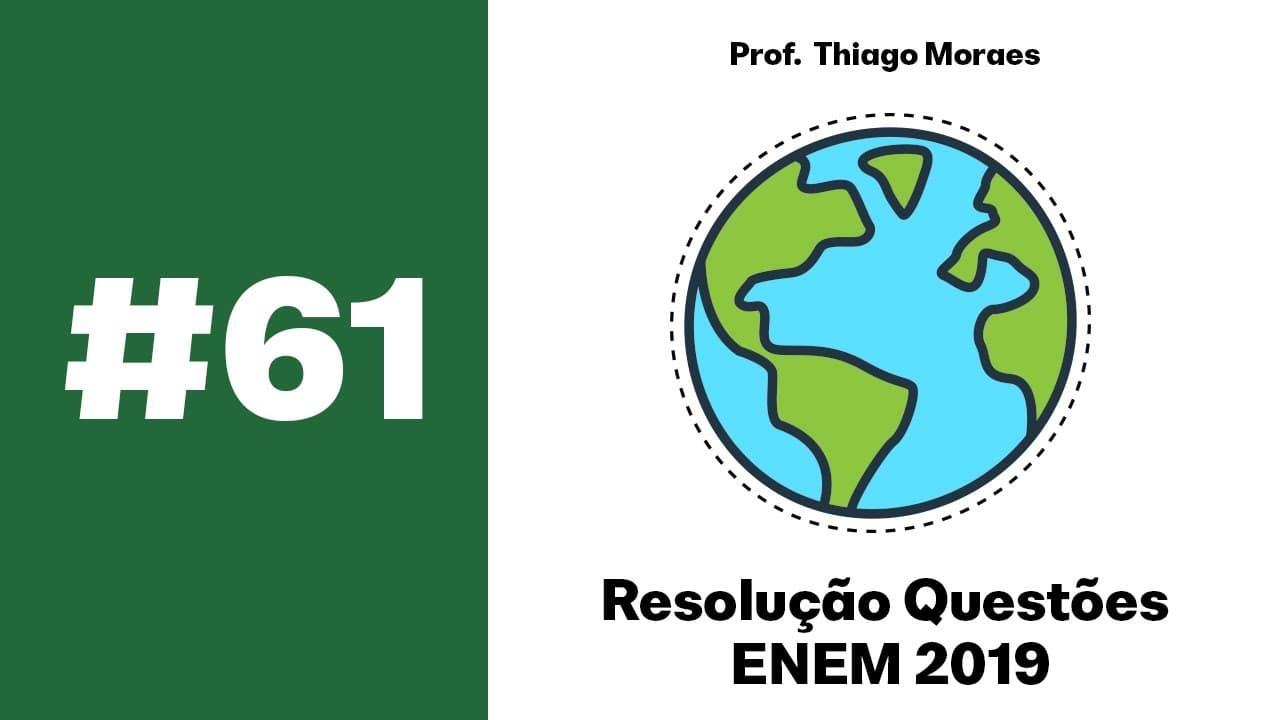 Thumbnail: Geografia ENEM 2019: Ouve o barulho do rio, meu filho Deixa esse som te embalar As folhas que caem