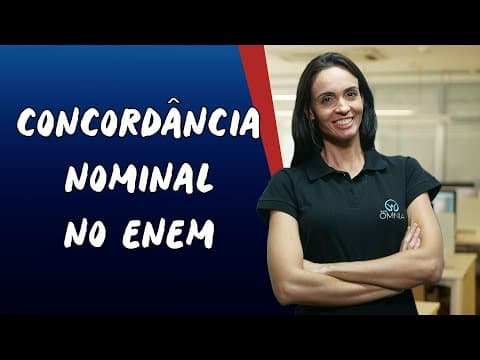 Thumbnail da aula: Concordância Nominal no Enem - Brasil Escola