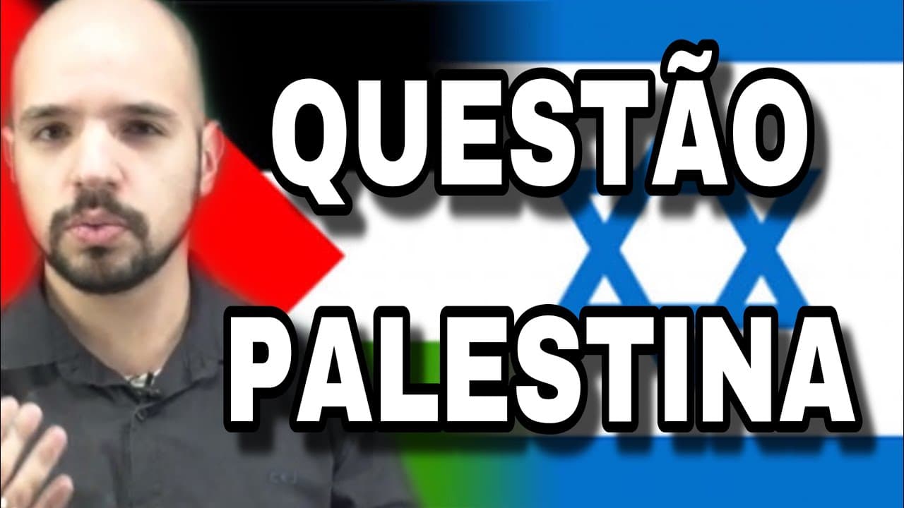 Thumbnail: QUESTÃO PALESTINA: ISRAEL X FAIXA DE GAZA | RICARDO MARCÍLIO
