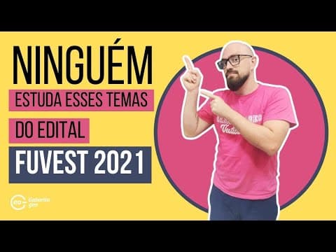 Thumbnail da aula: FUVEST 2021 | TEMAS DE HISTÓRIA | GABARITAGEO