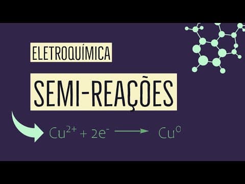 Thumbnail da aula: Semi-Reações | Eletroquímica | Aula 06