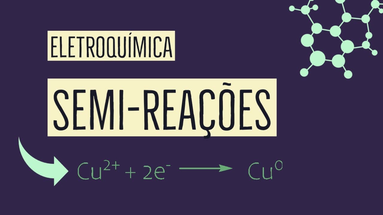 Thumbnail: Semi-Reações | Eletroquímica | Aula 06