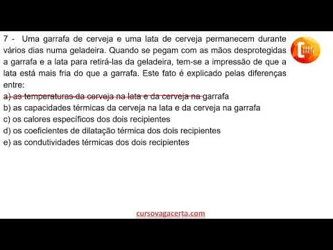 Thumbnail da aula: Resolução da Questão 7 -  SUPER TESTE  - TERMOLOGIA, ONDAS E ÓPTICA - Simulado 24