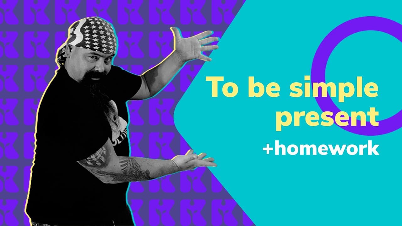Thumbnail: To be Simple Present + Homework | Inglês 2.0 | Kultivi | Rui Ventura