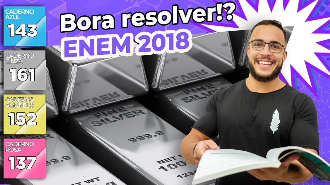 Thumbnail: 🔵 Questão 143 - Caderno Azul | Matemática Básica | MATEMÁTICA ENEM 2018