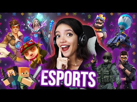 Thumbnail da aula: 🎮 E SE CAIR LOLZINHO NO ENEM?🔥 ESPORTS NA REDAÇÃO! (sim, esse dia chegou) - Débora Aladim