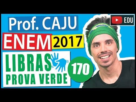 Thumbnail da aula: [ENEM Libras 2017] 170 📗 CONVERSÃO DE UNIDADES Medir distâncias sempre foi uma necessidade da