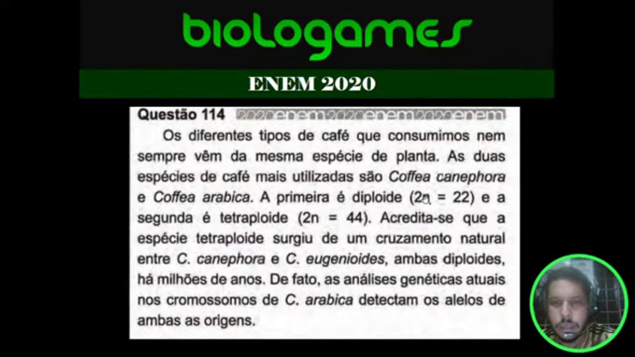 Thumbnail: ENEM 2020 - PROVA AMARELA - Questão 114