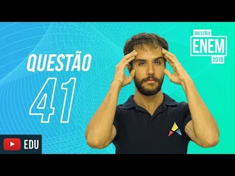 Thumbnail da aula: ENEM 2018 | Linguagens | questão 41 (caderno amarelo)