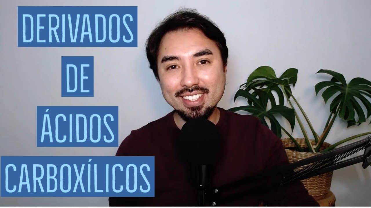 Thumbnail: Sais de Ácidos Carboxílicos, Anidridos e Haletos de Acila | Aula 19