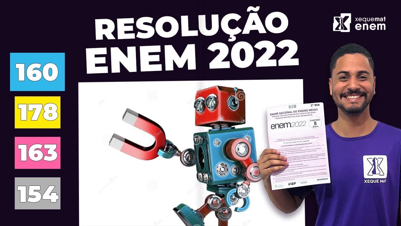 Thumbnail: 🔘Questão 160 - Caderno Azul | Projeção Ortogonal | MATEMÁTICA ENEM 2022