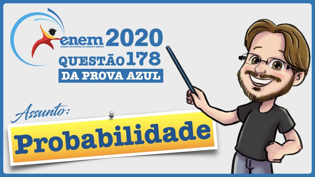 Thumbnail: ENEM 2020 || Probabilidade || Suponha que uma equipe de corrida de automóveis disponha de cinco
